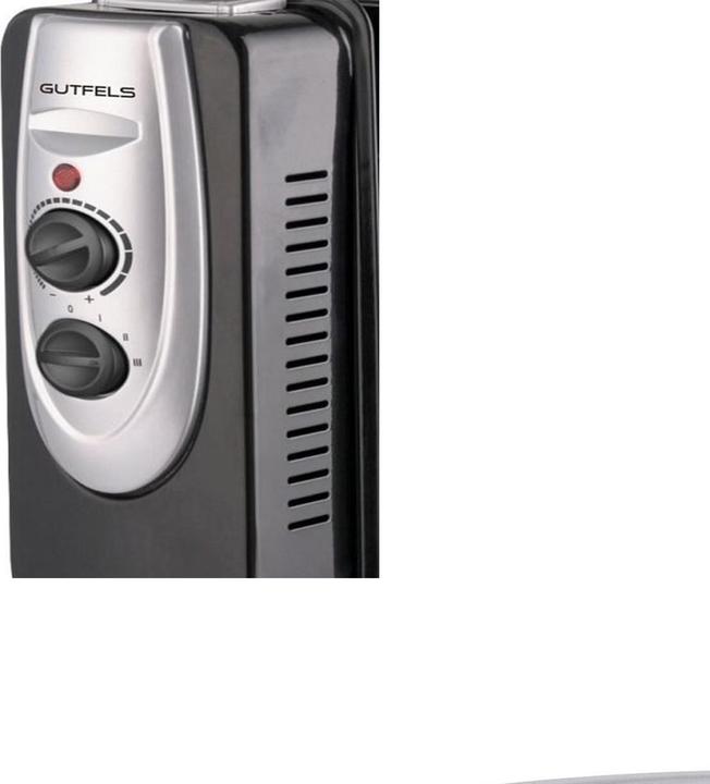 Actual product image Gutfels Radiator HR32011 sw 11 fins 2.5 kW 3 heat settings (2500 W)