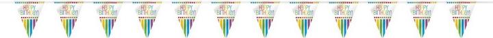Actual product image Unique Party Rainbow Happy Birthday Bunting