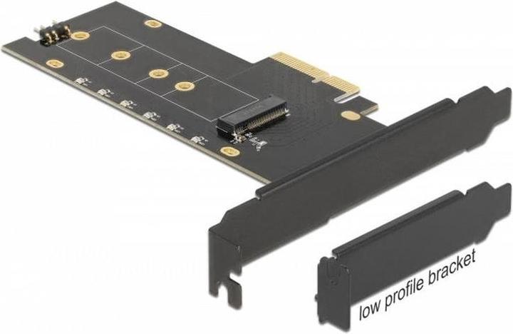 Productafbeelding Delock Host Bus Adapter PCIe x4 - M.2, NVMe, Key M, RGB LED