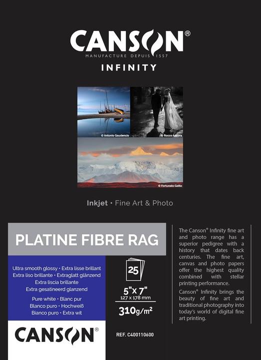 Immagine prodotto Canson Carta fotografica INFINITY "Rag Photographique Duo", A4 (220 g/m², 210 x 297 mm, 25 x)