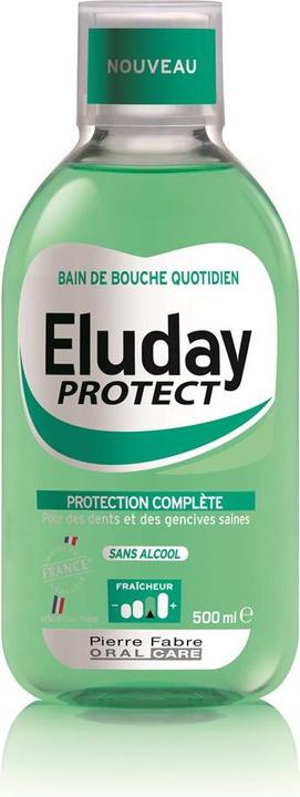 Immagine prodotto Eluday Mundspüllösung Protect Flasche 500 ml (500 ml, Collutorio)