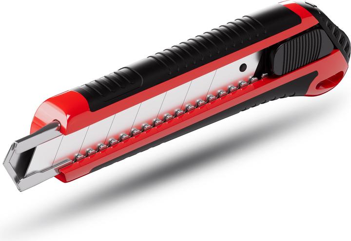 Produktbild Tox Cuttermesser rot "Scharfes Teil" inkl. 3 Klingen (Cutter)