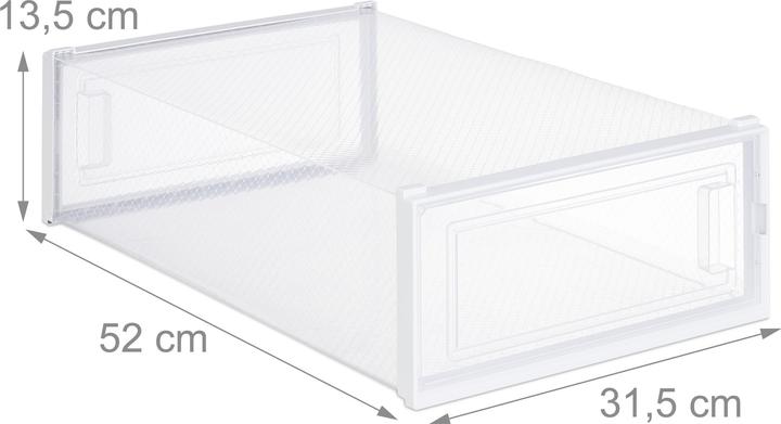 Actual product image Relaxdays shoe boxes (31.5 x 52 x 13.5 cm)