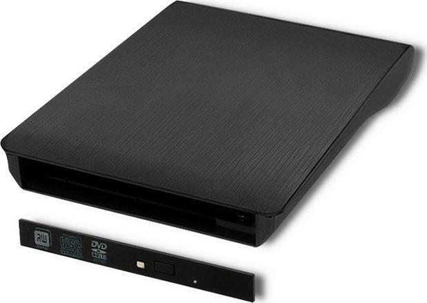 Produktbild Qoltec 51864 External USB 2.0 9.5mm SATA Optical Drive Case (DVD Laufwerk)