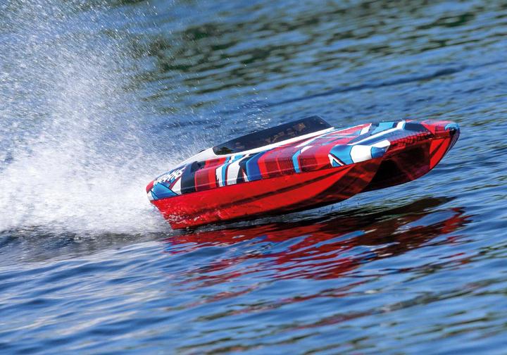 Produktbild Traxxas DCB M41 40 Zoll Catamaran Brushless Rot/Blau