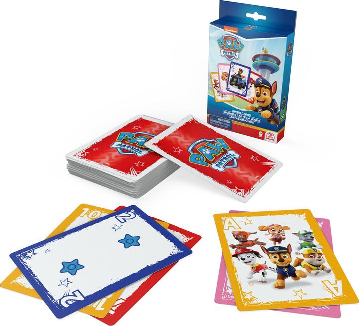 Produktbild Spin Master Paw Patrol Jumbokarten von Games, Spiele für Kinder Kartenspiele Brettspiele für Kinder