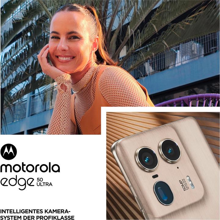 Productafbeelding Motorola Edge 50 Ultra (1000 GB, Noords hout, 6.70", SIM + eSIM, 64 Mpx, 5G)