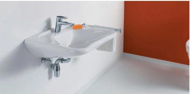 Immagine prodotto Villeroy & Boch Lavabo ViCare accessibile con sedia a rotelle 60 x 49 cm bianco 71196101 (490 mm, 600 mm)