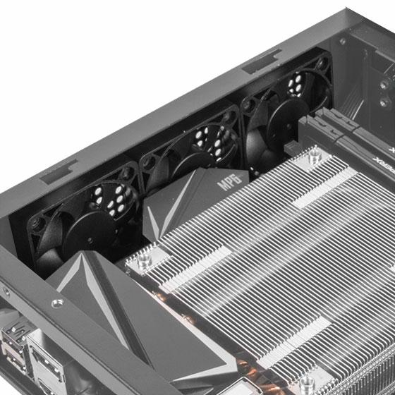 Actual product image Silverstone MILO ML10 - USFF - Mini-ITX - without power supply unit (Mini-ITX)