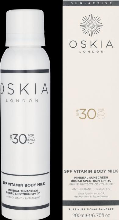 Image du produit Oskia Lait corporel vitaminé Spf 30 - 200 Ml (Lait solaire, SPF 30, 200 ml)