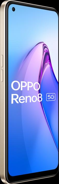 Actual product image OPPO Reno 8 (256 GB, Shimmer Gold, 6.43", Dual SIM, 50 Mpx, 5G)