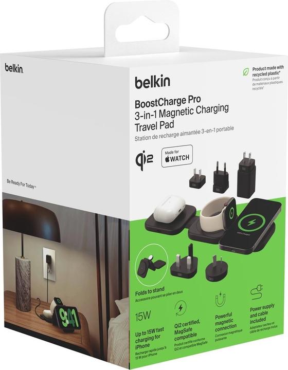 Immagine prodotto Belkin Boost Charge Pro Qi2 3in1 (15 W)