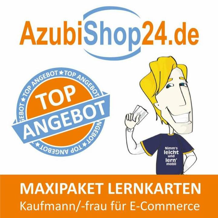 Produktbild Maxi-Paket Lernkarten Kaufmann/-frau für E-Commerce (Deutsch, Zoe Kessler, Michaela Rung-Kraus, 2024)