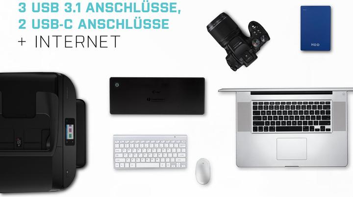 Productafbeelding i-tec TB3CDUALDPDOCKPDCH + PD 85W (Thunderbolt, 269 Havens)