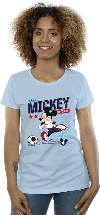 Immagine prodotto Disney Mickey Mouse Team Mickey Football Maglietta Donna (M)