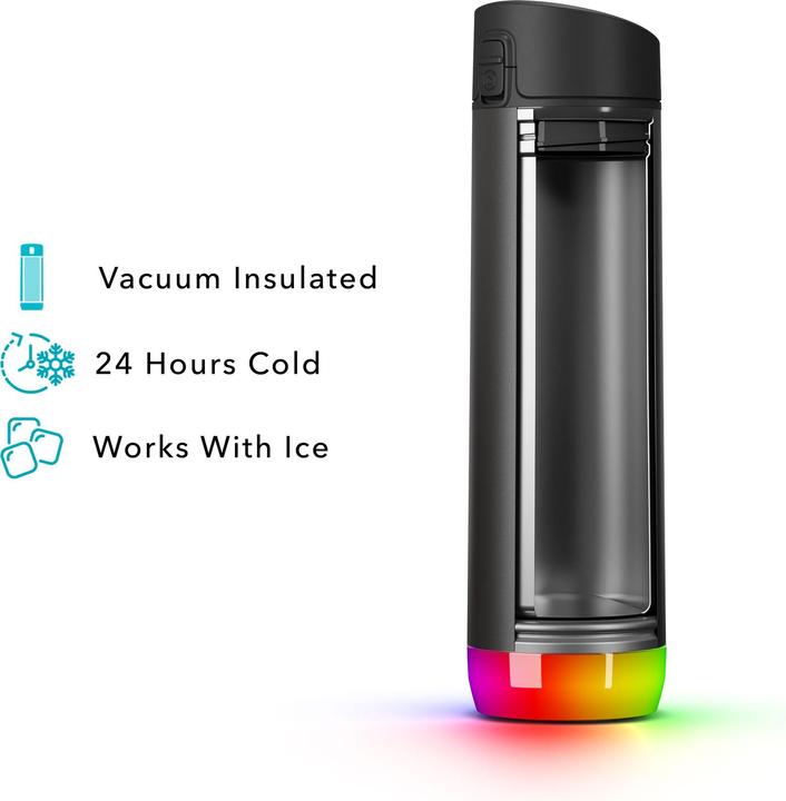 Actual product image HidrateSpark PRO 2 - 21oz Straw - Black