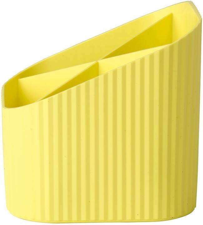Produktbild Han Stifteköcher Re-X-LOOP, gelb 4 Fächer, 100% recycelter Öko-Kunststoff
