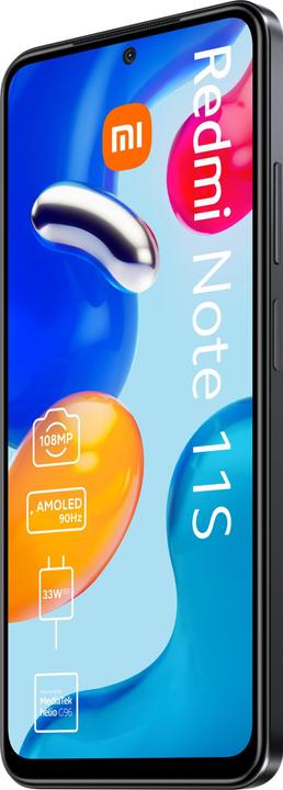 Actual product image Xiaomi Redmi Note 11S (128 GB, Graphite gray, 6.43", Dual SIM, 108 Mpx, 4G)