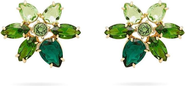 Immagine prodotto Swarovski Orecchini a perno Gema Fiore di vari tagli in oro verde (Metallo Swarovski)