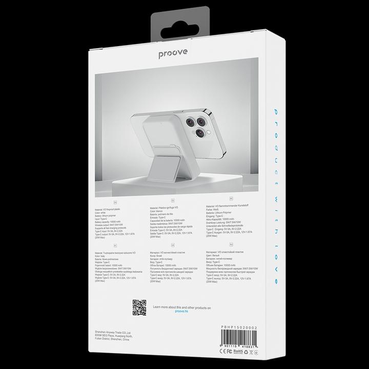 Actual product image Proove power bank Hyperion 20W 10000mAh white (10000 mAh, 20 W)