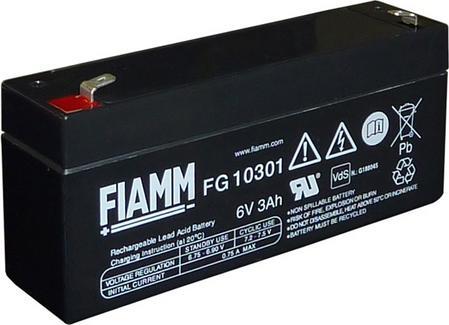 Produktbild Fiamm Akku, Bleisäure, 6V, 3Ah, Flachsteckzunge, 4.8 mm (6 V, 3 Ah)