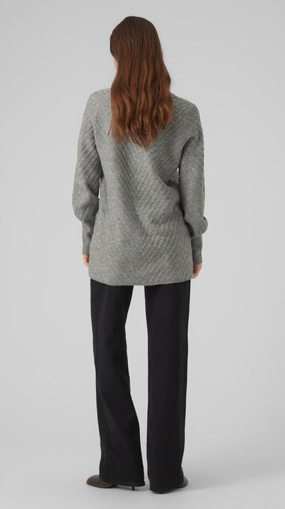 Produktbild Vero Moda VMANJASTINNA LONG V-NEK PULLOVER GA EXC Strickpullover (L)