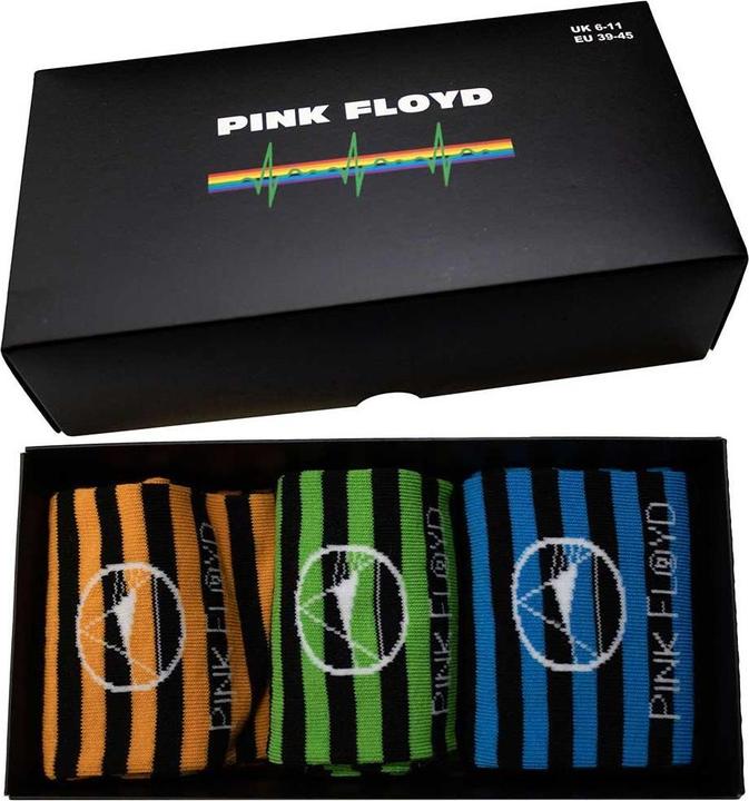 Pink Floyd Mono Prism Knöchelsocken (3erPack) (3er Pack, 39.5 - 45.5)