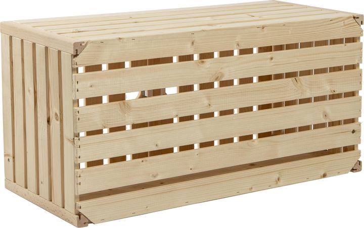 Produktbild Holz Zollhaus Holzharasse (32 x 35 x 70 cm, 78.40 l)