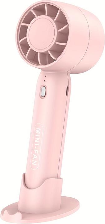 Image du produit PhoneLook Mini ventilateur portable USB rechargeable 3 vitesses avec support socle