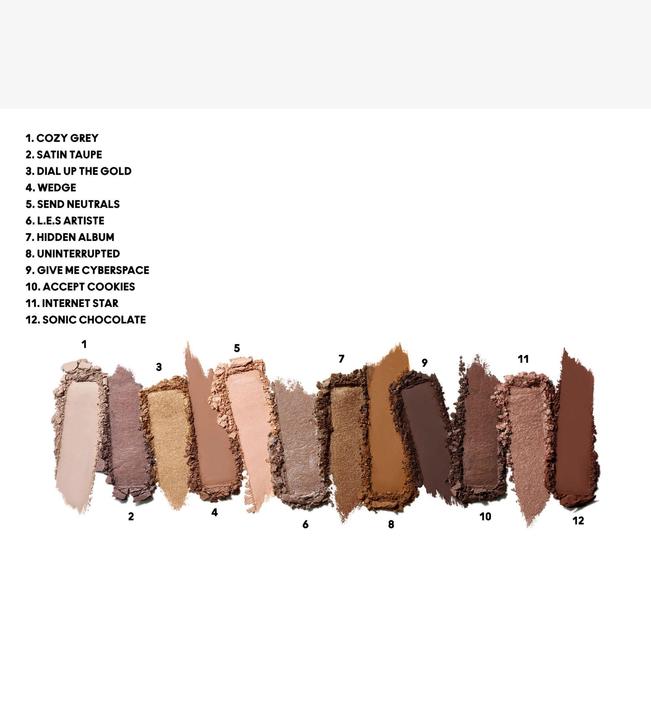 Image du produit MAC Cosmetics Connect in Color Palette Eyes X12 Unfiltered Nudes (Nus non filtrés)