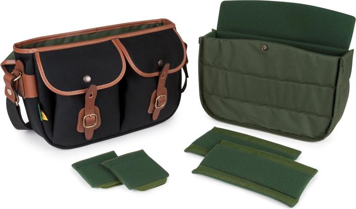 Actual product image Billingham Hadley Pro 2020 Black Canvas / Tan (Camera shoulder bag, 6 l)