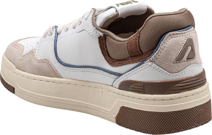 Actual product image Autry sneakers clc low in suede and nubuck white and green (40)
