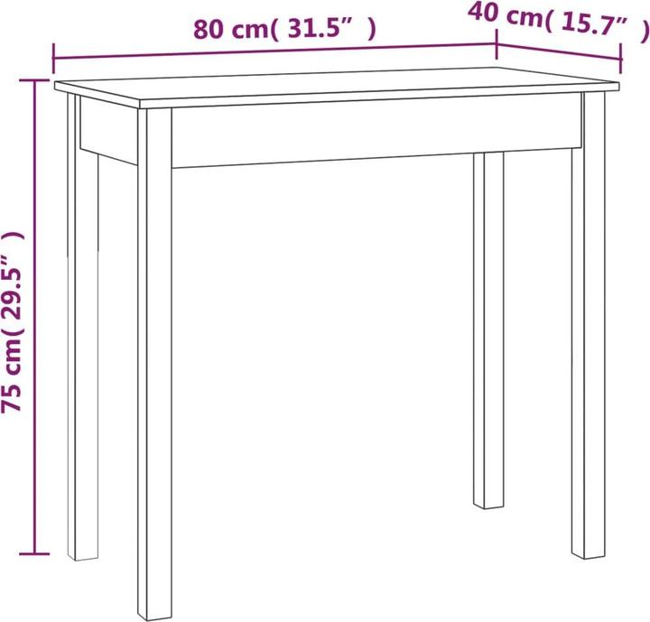 Immagine prodotto VidaXL Delaney (110 x 40 x 75 cm)
