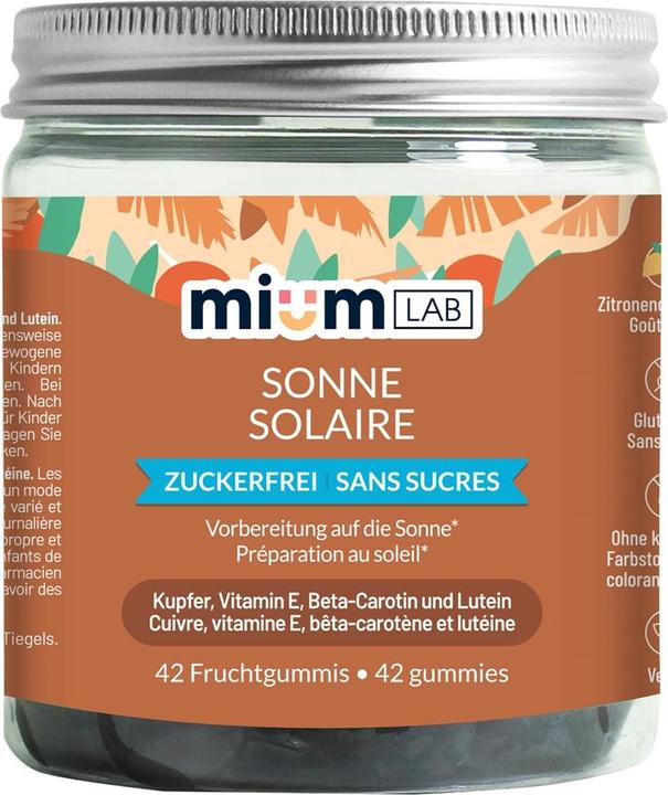 Image du produit Mium Lab Vitamingummis Sonne (42 pièce(s), Gummies, 150 g)