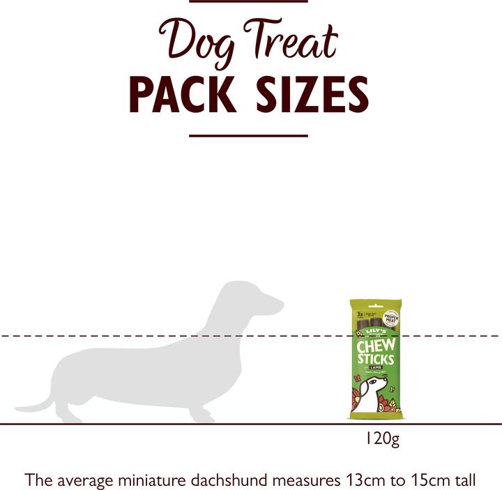 Actual product image Lily's Kitchen Lamb chew stick (Adult, 1 pcs., 120 g)