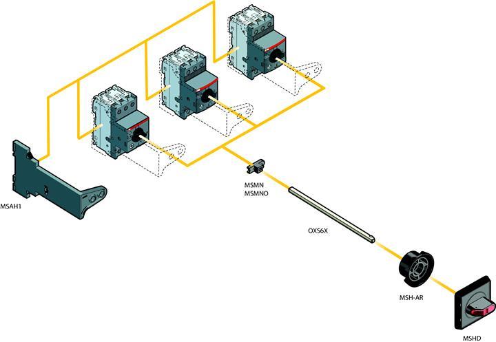 Actual product image ABB Motor protection switch MS132-1.6 1.0-1.6A (1SAM350000R1006)