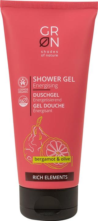 GRN RICH Duschgel energetisierend Bergamotte & Olive (200 ml)