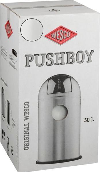 Produktbild Wesco Pushboy 50l weiss matt (50 l)
