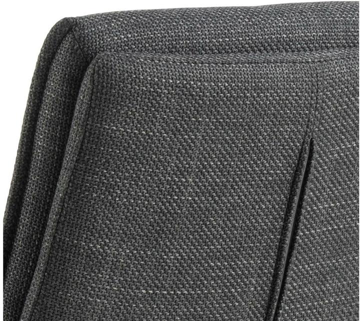 Actual product image AC Design Barhocker Flynn, 2 Stück, 44 x 107 cm, Dunkelgrau