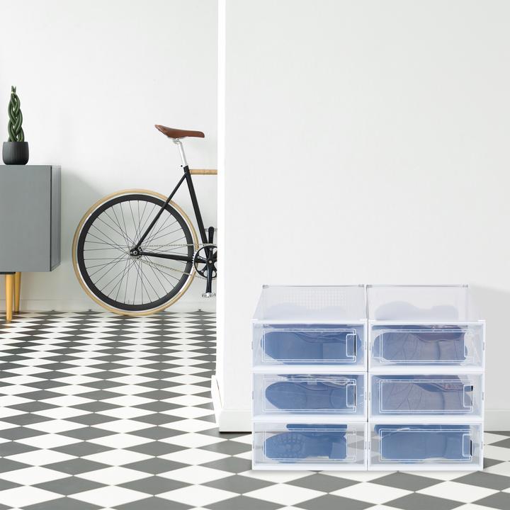 Actual product image Relaxdays shoe boxes (31.5 x 52 x 13.5 cm)