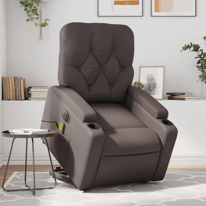 Produktbild VidaXL Massagesessel mit Aufstehhilfe Elektrisch Kunstleder