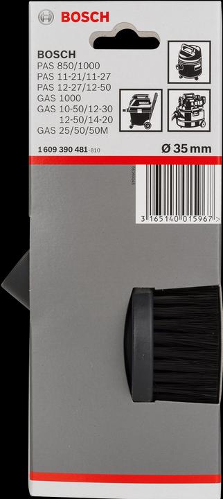 Actual product image Bosch Professional Zubehör Round suction brush for Bosch vacuum cleaners with 35 mm tubes
