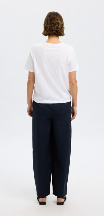 Produktbild Selected Femme 100% Baumwoll T-Shirt mit Rundhalsausschnitt (XS)