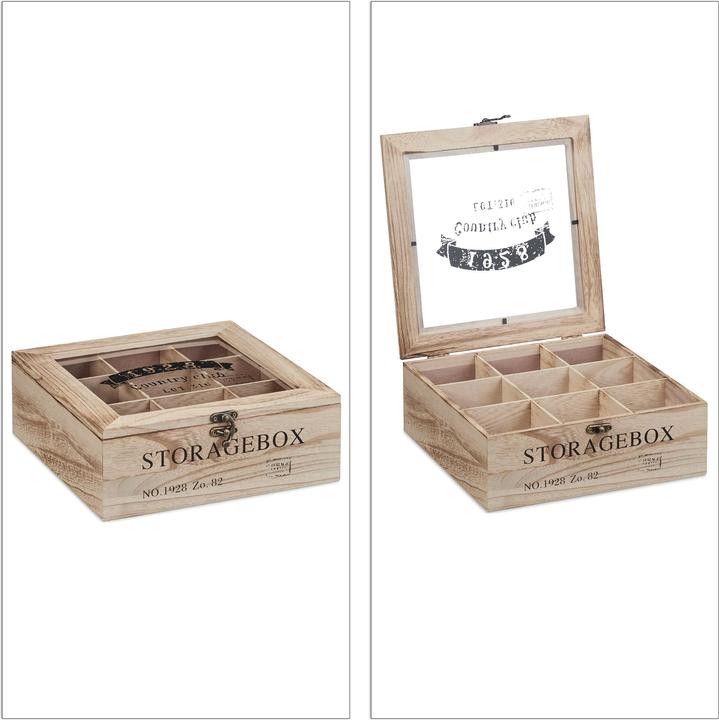 Actual product image Relaxdays Tea box
