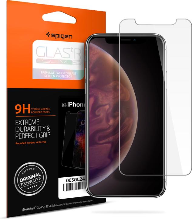 Produktbild Spigen Glas.tR Slim HD (1 Stück, Apple iPhone 11 Pro)