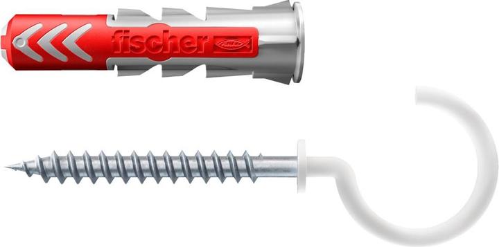 Actual product image Fischer DUOPOWER 6 x 30 with round hooks (6 pcs.)