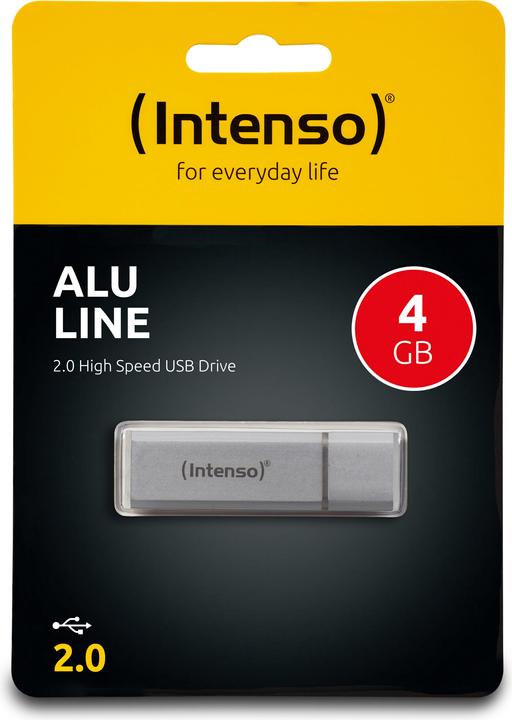 Actual product image Intenso AluLine (4 GB, USB-A)