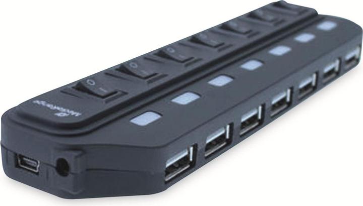 Image du produit MediaRange MRCS504 AVC (USB-A, 7 Ports)