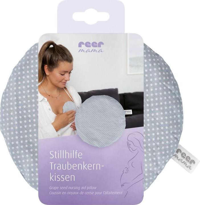 Produktbild Reer 2in1 Stillhilfe Traubenkernkissen (15 x 15 cm)