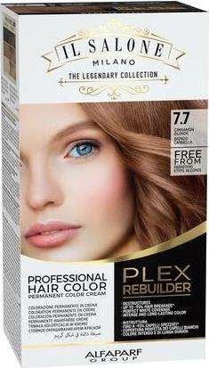 Image du produit Il Salone Milano Plex Rebuilder Crème colorante permanente pour cheveux 7.7 Cinnamon Blonde Professional Hair Dye (7.7 Blond cannelle)